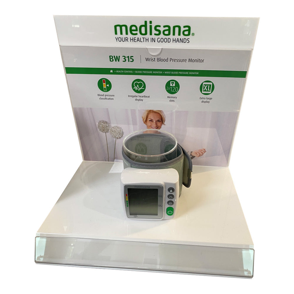 BW315DISP Medisana Blood Pressure New Acrylic (For The Wrist BPM) DISPLAYS