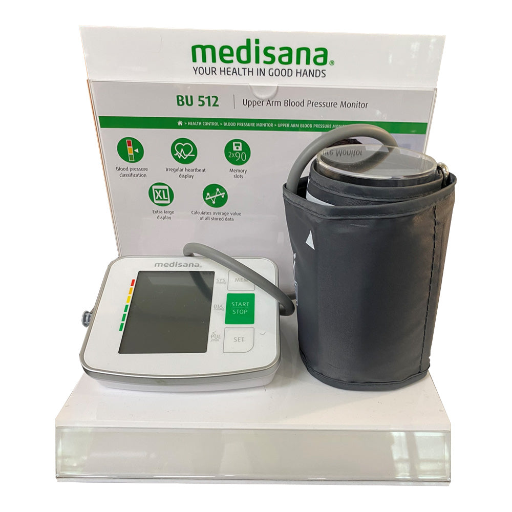 BU512DISP Medisana Blood Pressure New Acrylic Samples (For The Upper Arm BPM)