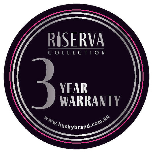 Riserva 3 Year Warranty Labels (8 Labels per Sheet)