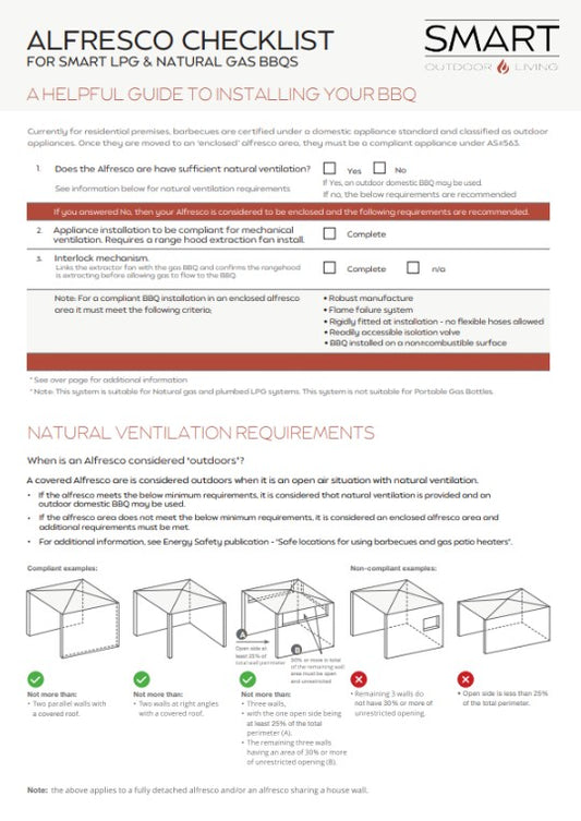 Smart Alfresco Checklist (Tear Pad)