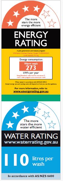 VWED9002IG Energy & Water Label