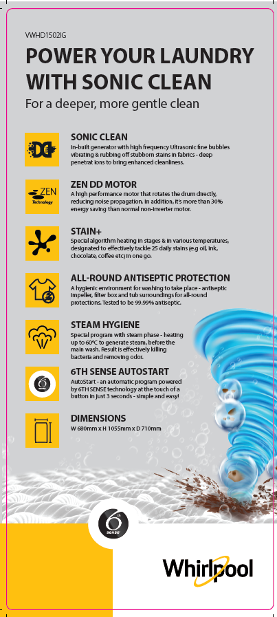 VWHD1502IG Top Label