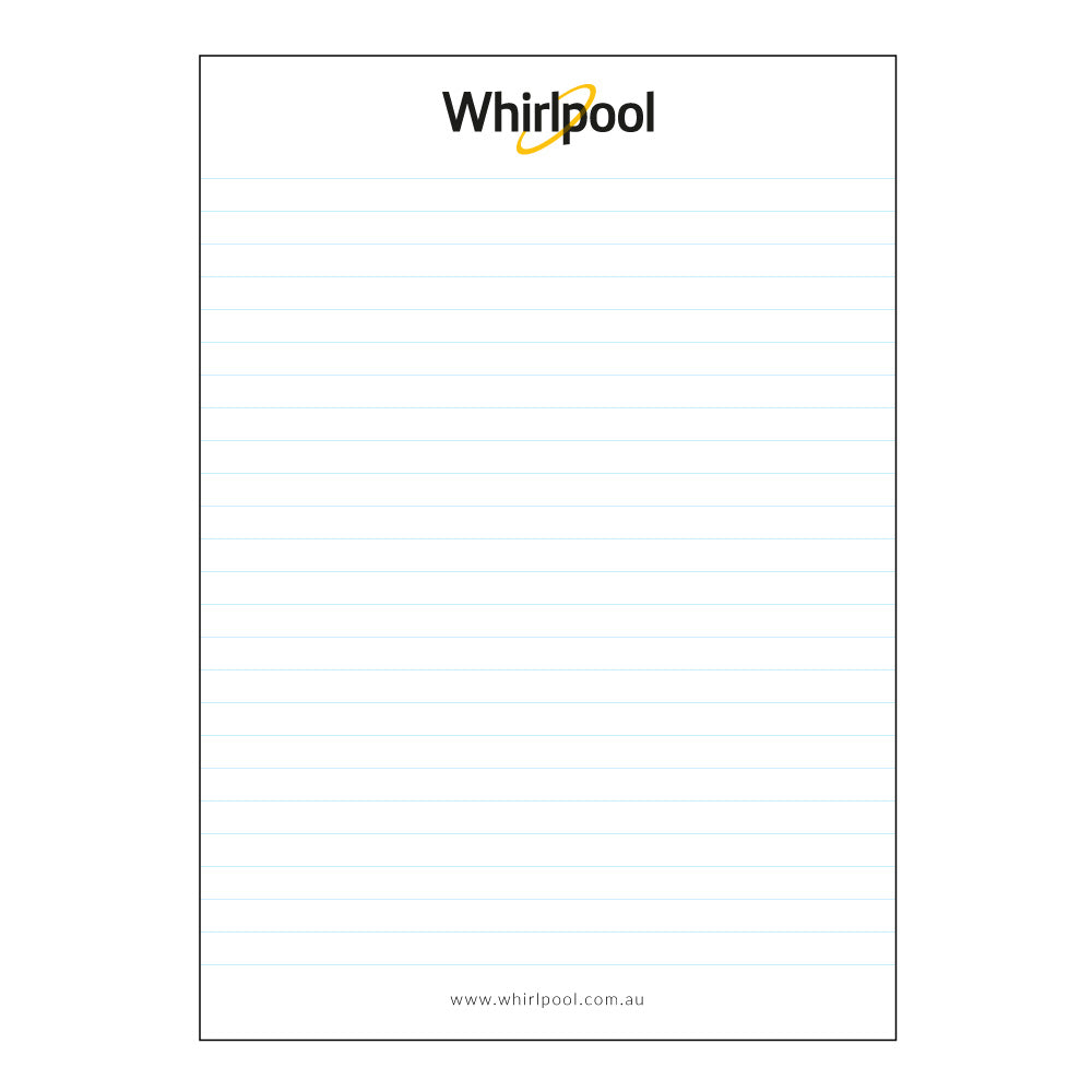 Whirlpool Lined A5 Notepads - Box of 80