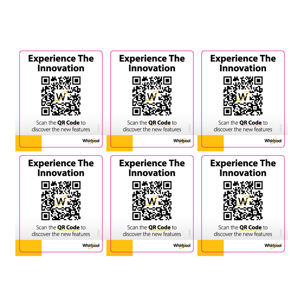 Oven QR Codes (6 Per Sheet)