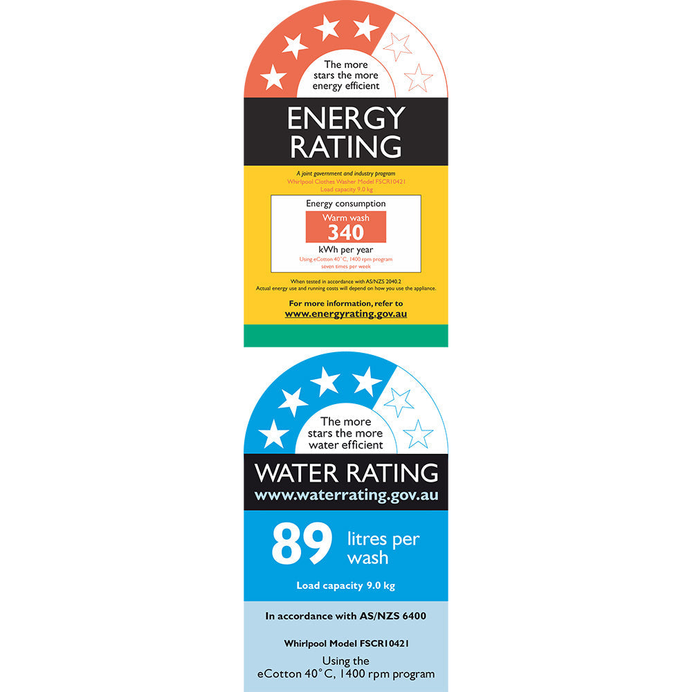 FSCR10421 Energy & Water Label Label