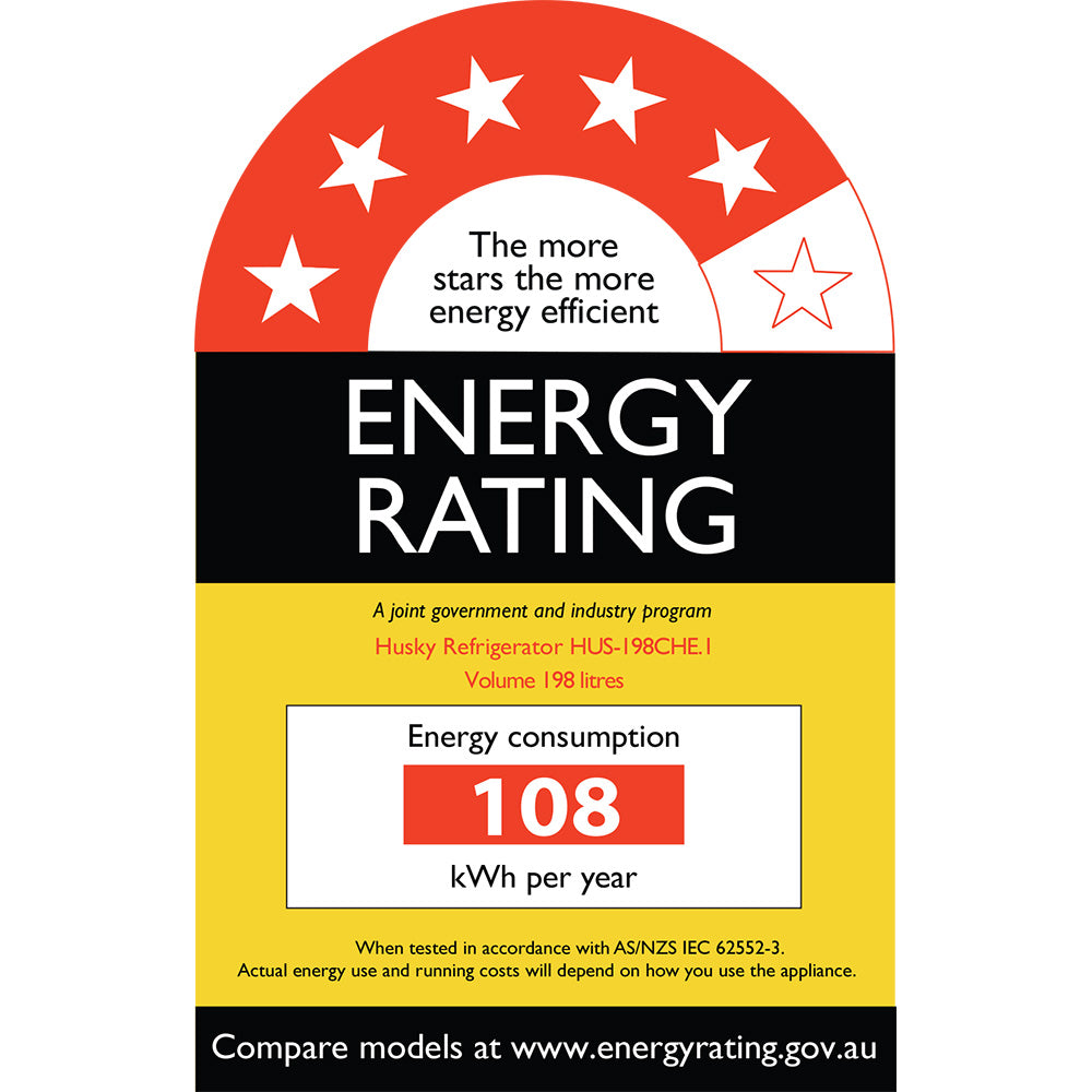 HUS95WH.1 Energy Label