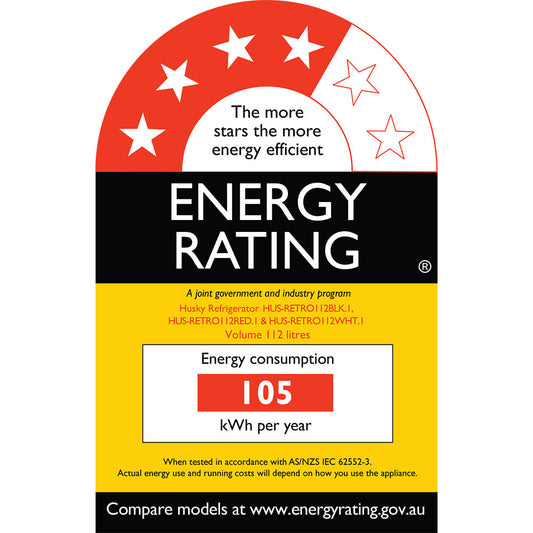 HUSRETRO112.1 Energy Label