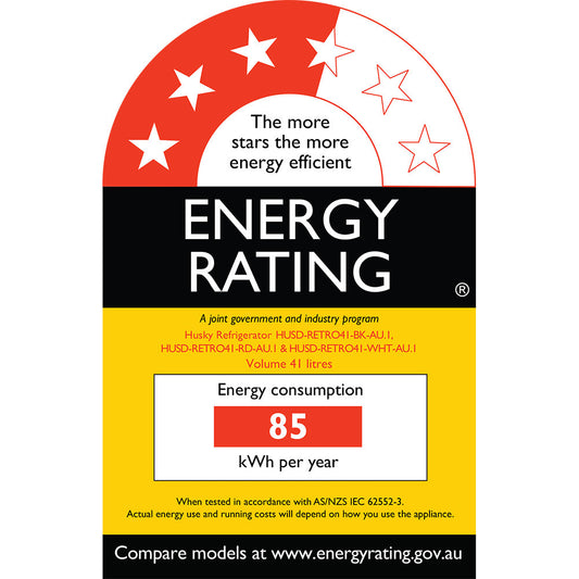 HUSDRETRO41.1 Energy Label